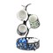 7Penn 4 Hook Countertop Coffee Mug Holder Tree and Coffee Pod Organizer Basket